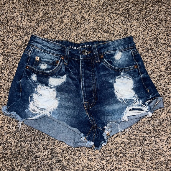 Aeropostale boyfriend Jean shorts - Picture 1 of 3
